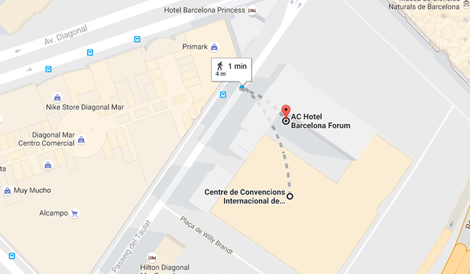 Span Style Padding Bottom 10px Ac Hotel Barcelona Forum Small The Hotel Is 500 M From Maresme Metro Station Here You Can Reach Peig De Gràcia In Central Barcelona 15 Minutes Airport 19 Km